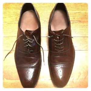 Men’s Handmade Italian leather shoes. 1967 vintage